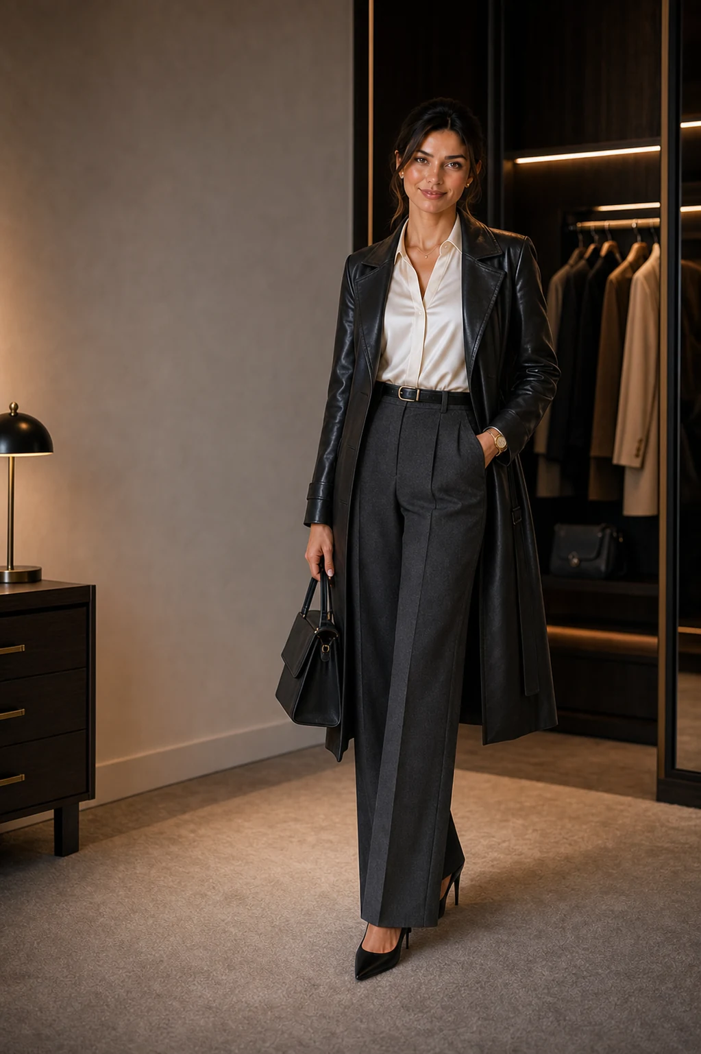 Look bureau chic : jupe crayon, blazer et lunettes sans faire trop sexy - look bureau chic femme, jupe crayon blazer, office siren chic